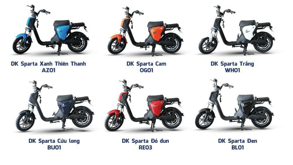 Các mẫu xe điện sparta của hãng  DK Bike