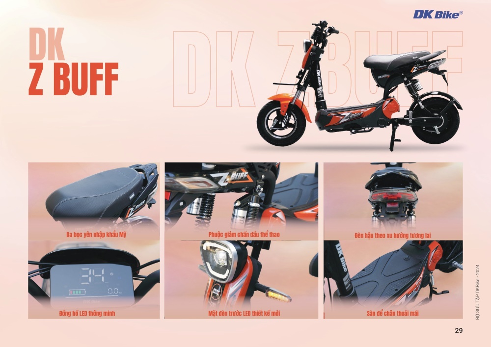 Thông số Xe Đạp Điện Z Buff DK Bike