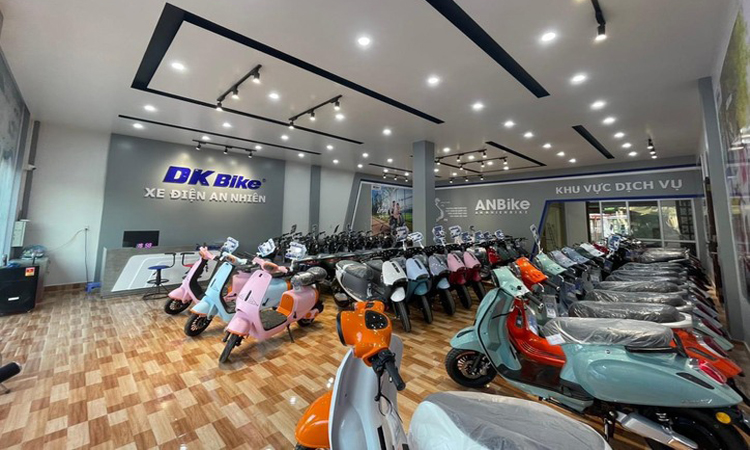 Cửa hàng tiêu biểu hãng xe điện DK Bike