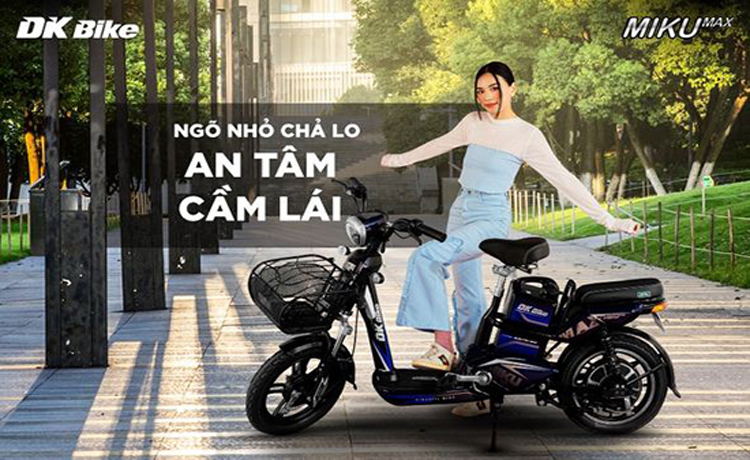 Xe Đạp Điện cho Học sinh Cấp 2 nữ