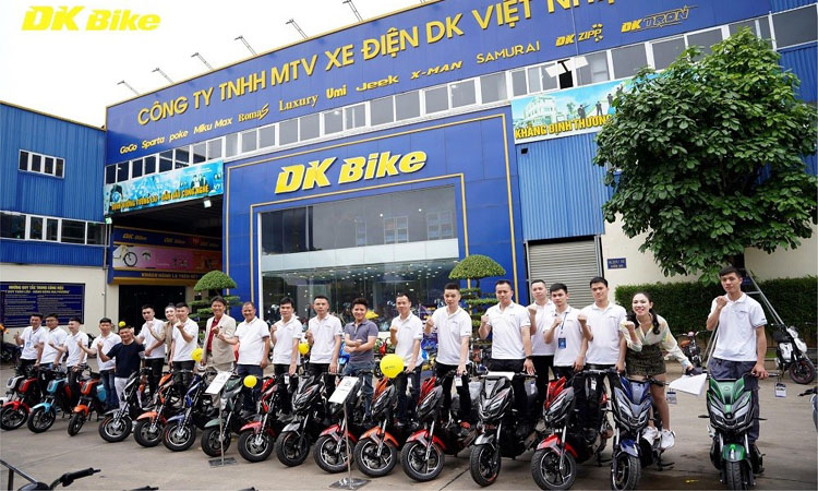 Xe máy Điện DK Bike của nước nào