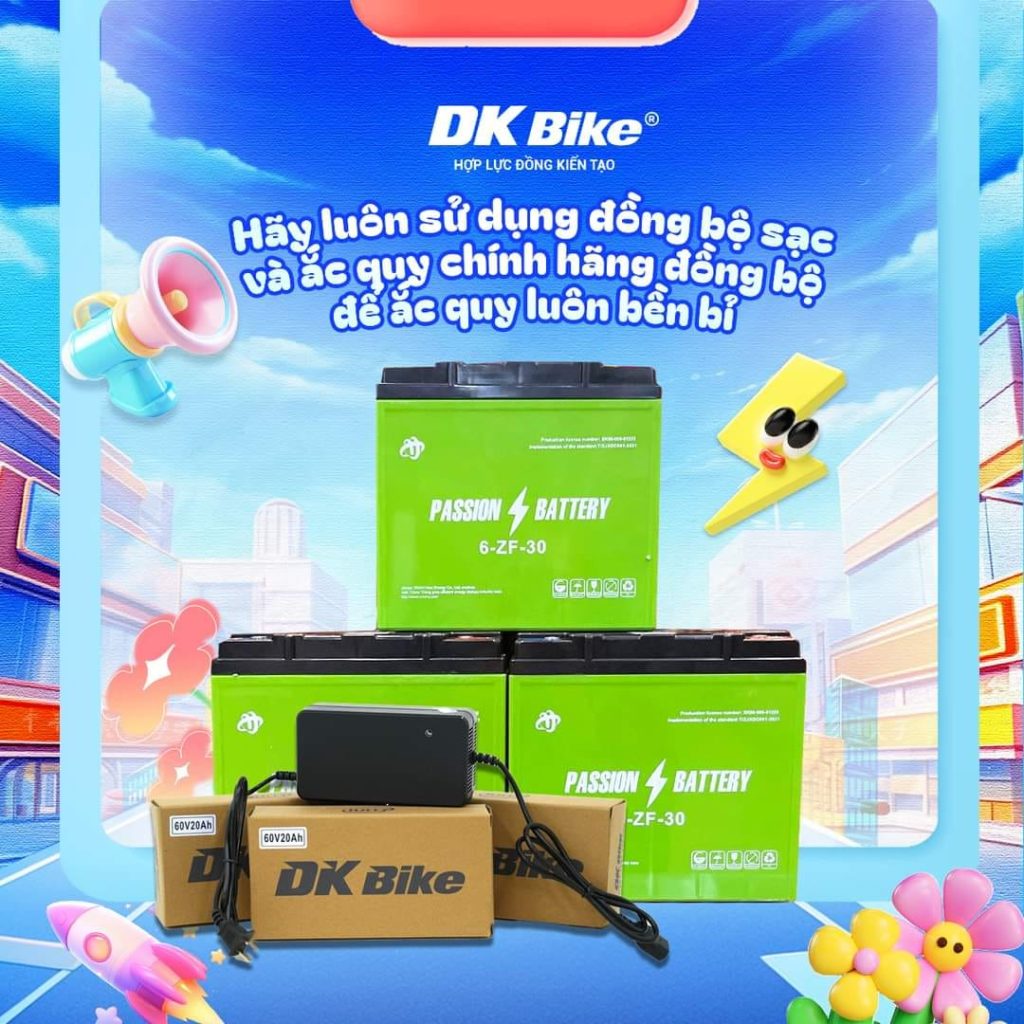 Ắc quy Xe Đạp Điện dk Lyva Cola