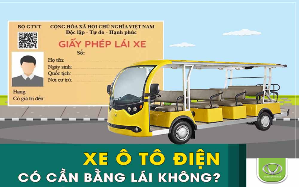 Tài xế Lái xe ô tô điện chở khách cần bằng gì