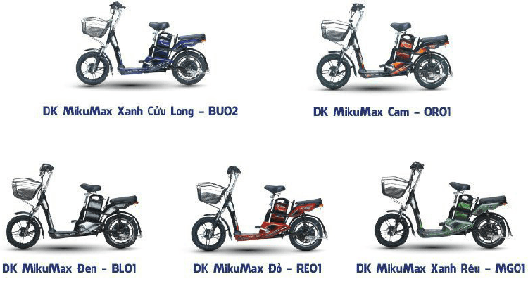 Mẫu Xe Đạp Điện DK Miku Max