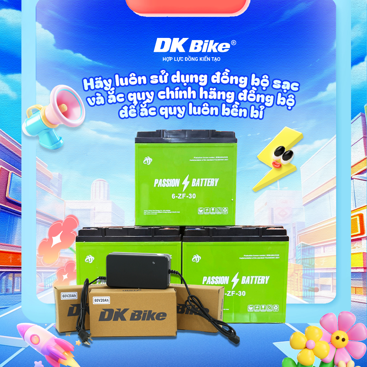 Sạc pin xe đạp điện 